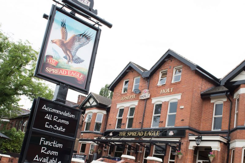 the spread eagle pub in chorlton