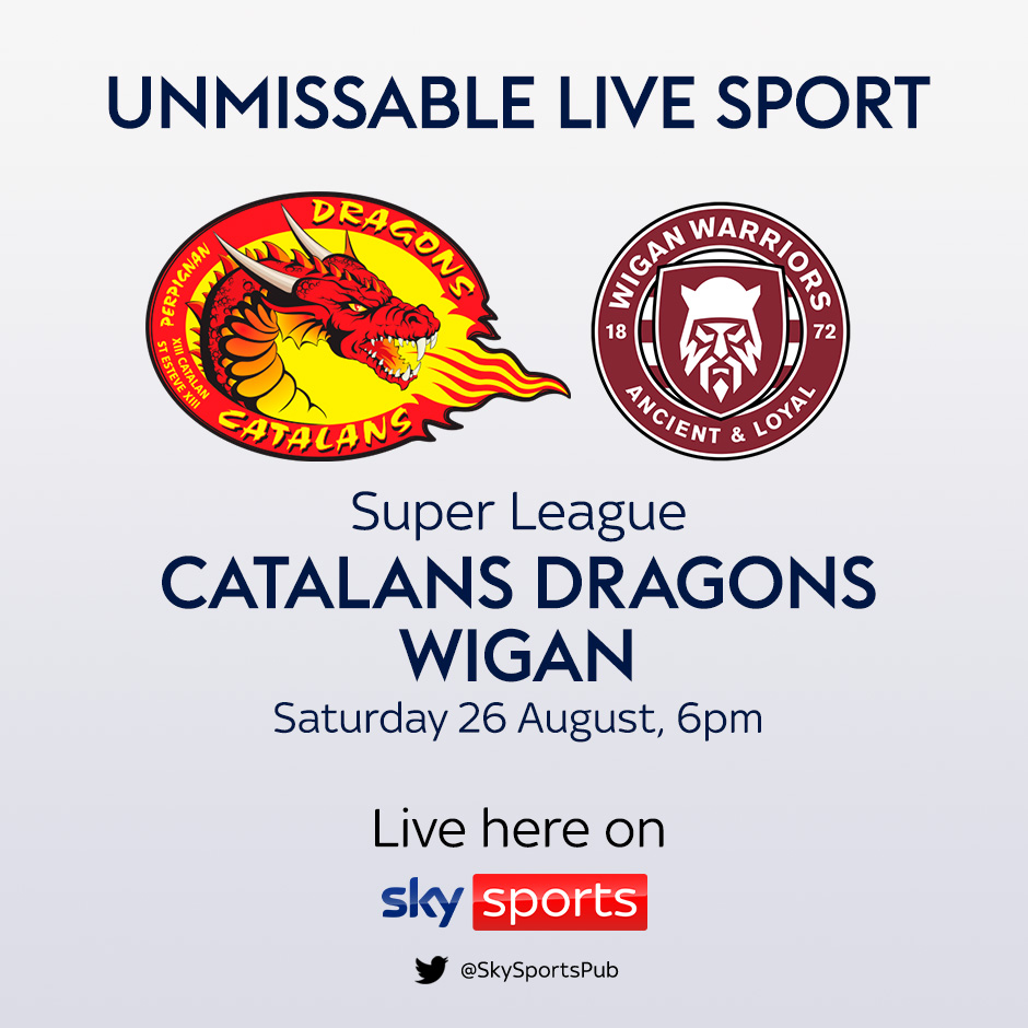 Catalans Dragons vs Wigan