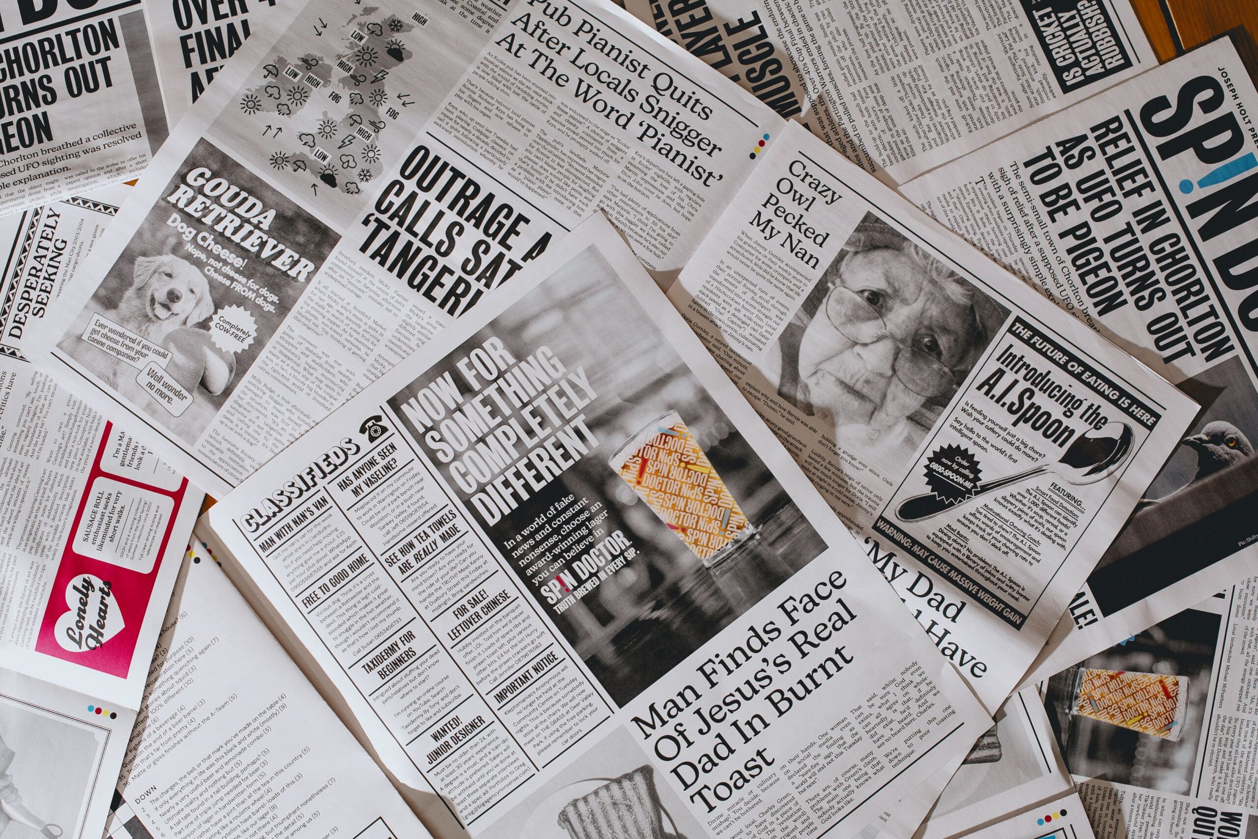 Open newspapers