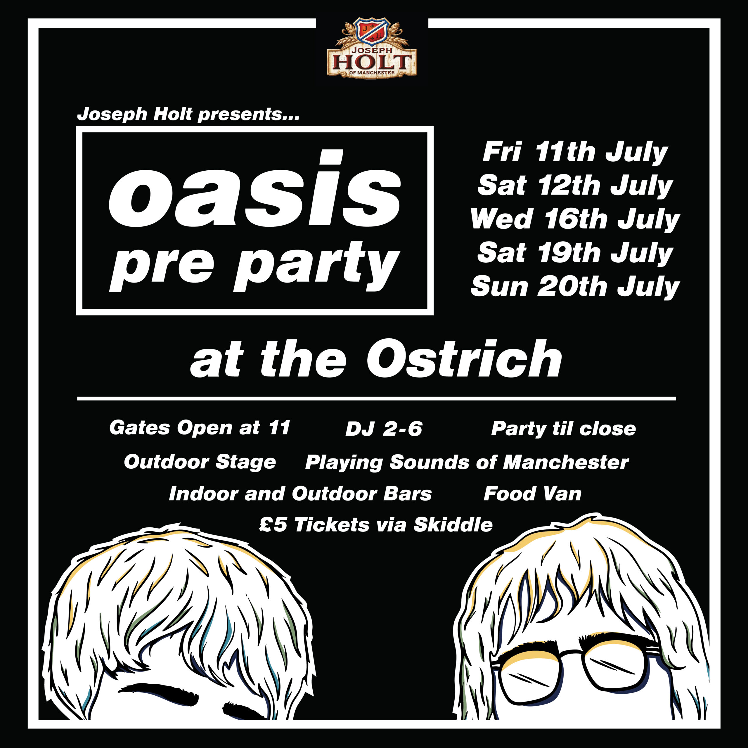 The Ostrich Oasis pre party event